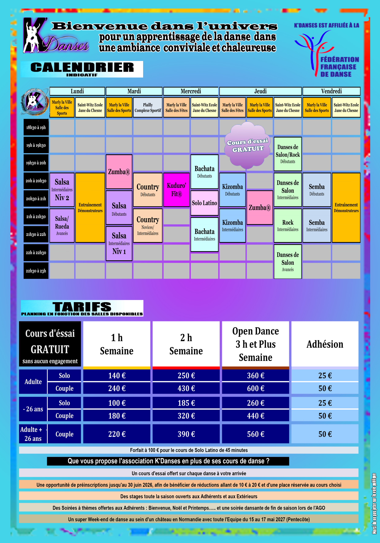 Flyer Verso 2026-2027